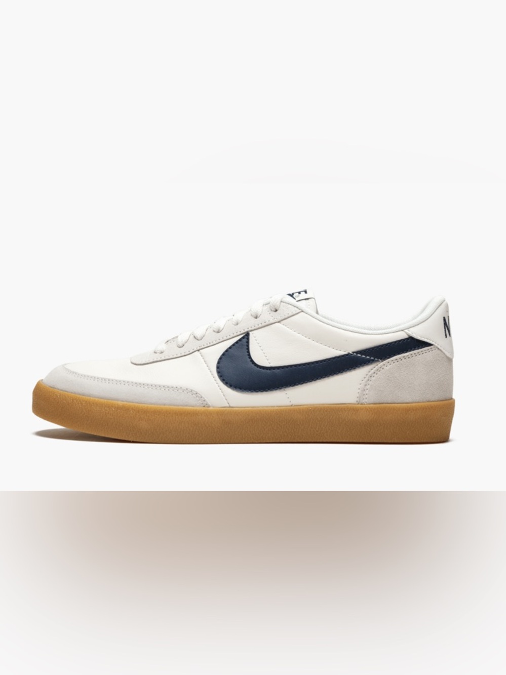 Nike Men’s Killshot 2 Leather - Navy swoosh with gum sole - M7 / W8.5